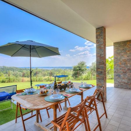 Villa Teresa Apt Lake Garda View - Happy Rentals Soiano Del Lago Exteriör bild
