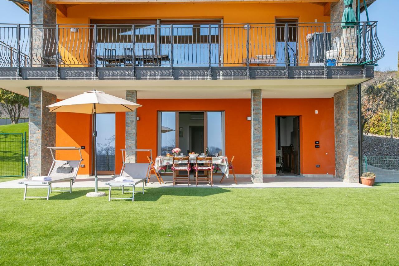 Villa Teresa Apt Lake Garda View - Happy Rentals Soiano Del Lago Exteriör bild